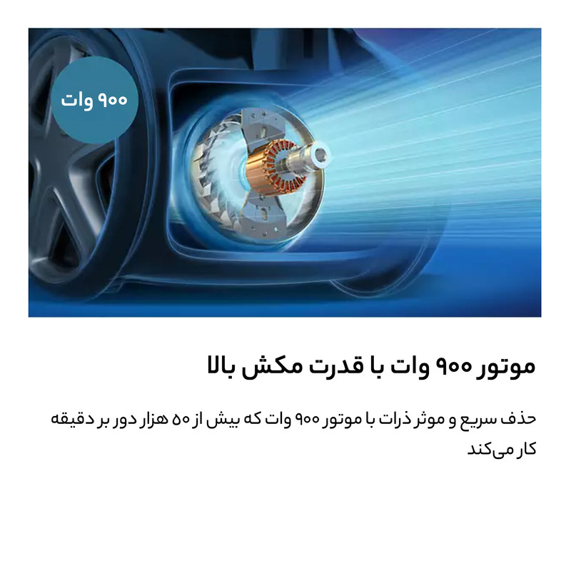 جاروبرقی 2200 وات فیلیپس مدل XD8052