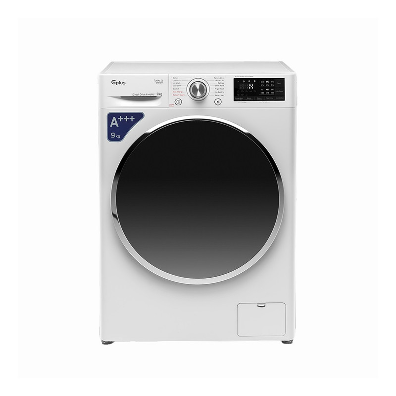 ماشین لباسشویی اتوماتیک جی پلاس مدل GWM-M990W ظرفیت 9 کیلوگرم